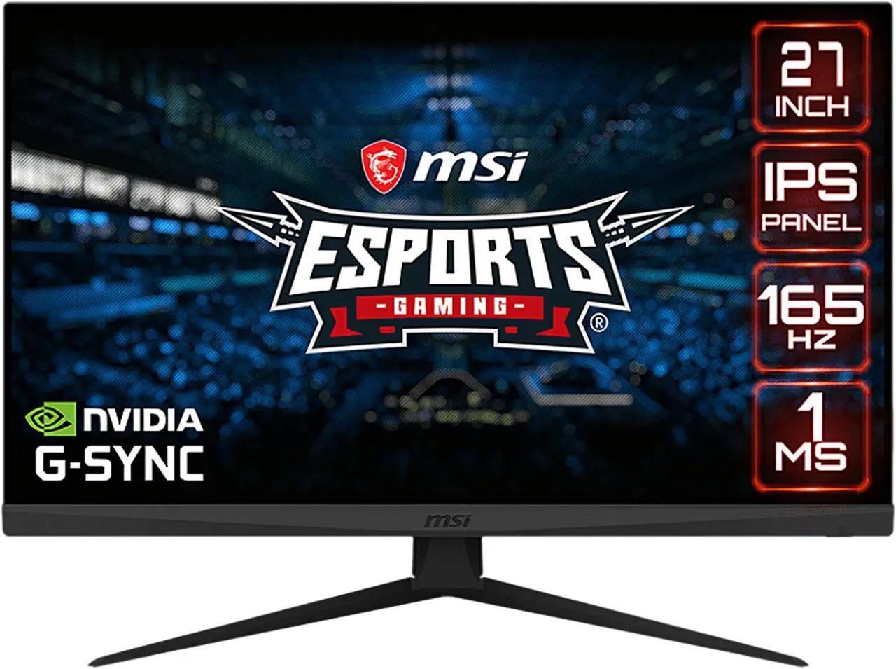 Main image of MSI 27" 165 Hz IPS FHD Gaming Monitor G-Sync Compatible 94% DCI-P3 / 131% sRGB Optix G273
