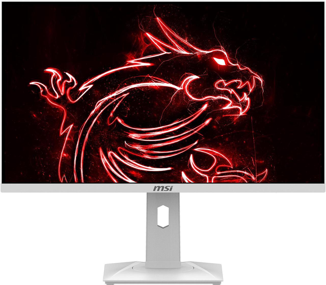 Alt view image 2 of 20 - MSI Optix G274RW 27" 16:9 Gaming Monitor White, 170Hz 1ms, 1920 x 1080 (FHD), G-Sync Compatible, Height Adjustable Arm, RGB LED