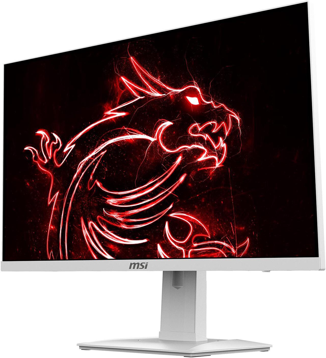 Alt view image 10 of 20 - MSI Optix G274RW 27" 16:9 Gaming Monitor White, 170Hz 1ms, 1920 x 1080 (FHD), G-Sync Compatible, Height Adjustable Arm, RGB LED