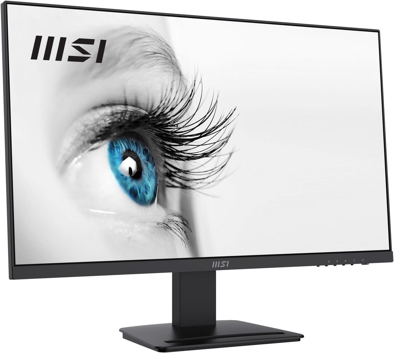 Alt view image 3 of 16 - MSI 27" 1ms (MPRT) / 4ms (GTG) 2560 x 1440(QHD) VA, 75Hz, TUV Certified Eyesight Protection, 1xDisplayport, 2xHDMI, Tilt, Black Pro MP273QV