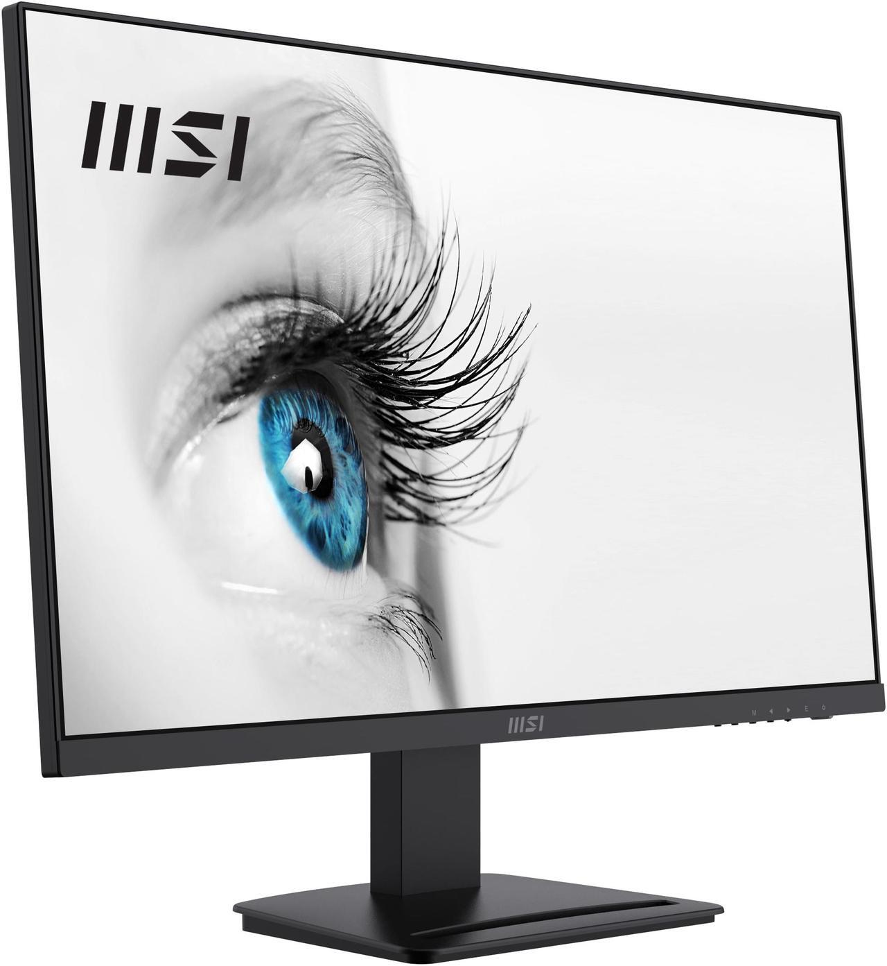 Alt view image 5 of 16 - MSI 27" 1ms (MPRT) / 4ms (GTG) 2560 x 1440(QHD) VA, 75Hz, TUV Certified Eyesight Protection, 1xDisplayport, 2xHDMI, Tilt, Black Pro MP273QV