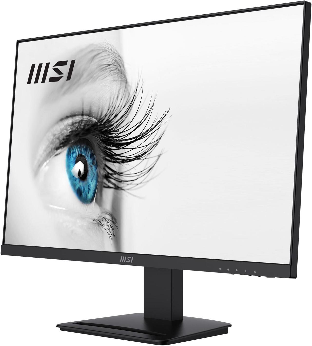 Alt view image 4 of 16 - MSI 27" 1ms (MPRT) / 4ms (GTG) 2560 x 1440(QHD) VA, 75Hz, TUV Certified Eyesight Protection, 1xDisplayport, 2xHDMI, Tilt, Black Pro MP273QV