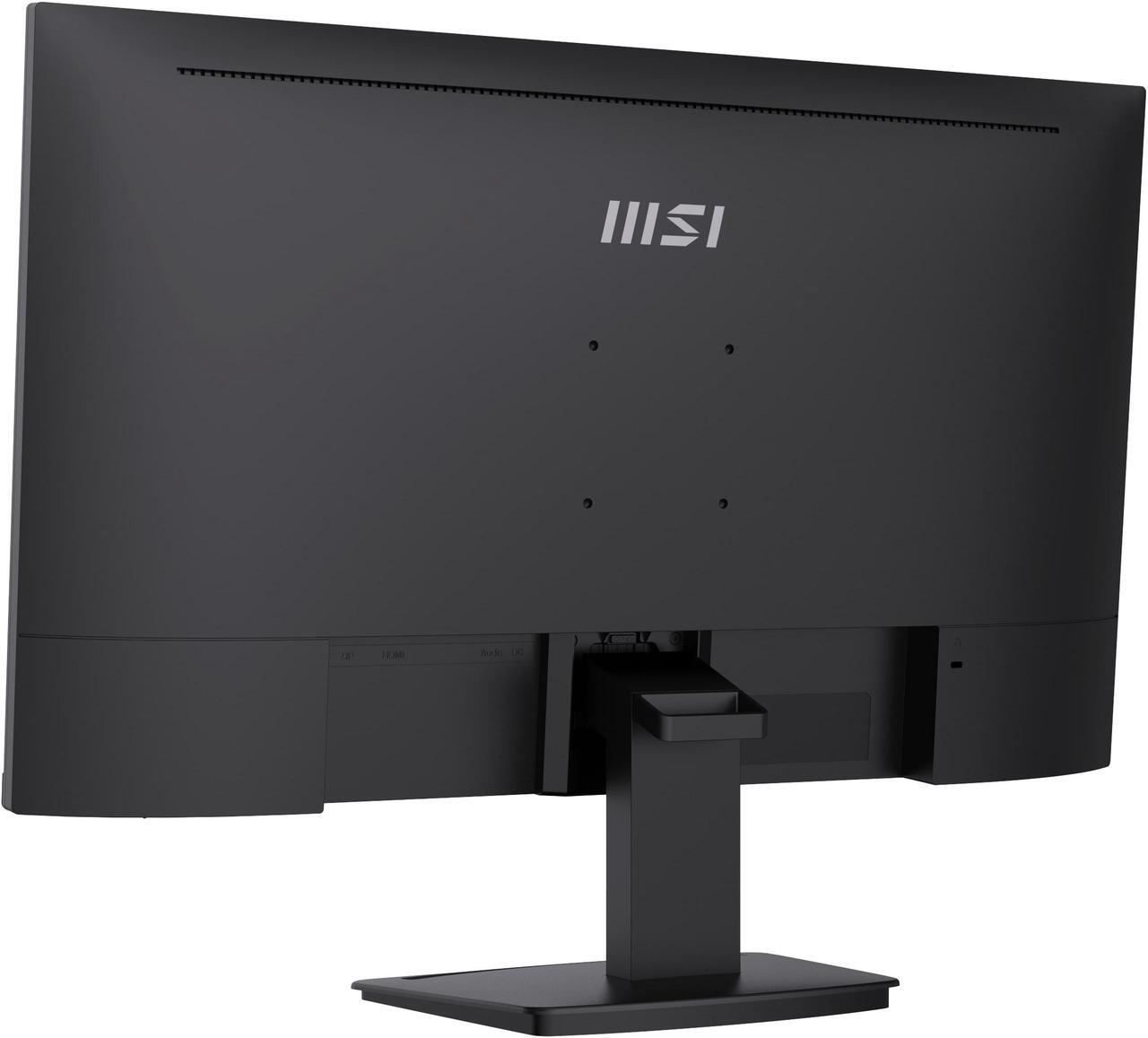 Alt view image 13 of 16 - MSI 27" 1ms (MPRT) / 4ms (GTG) 2560 x 1440(QHD) VA, 75Hz, TUV Certified Eyesight Protection, 1xDisplayport, 2xHDMI, Tilt, Black Pro MP273QV