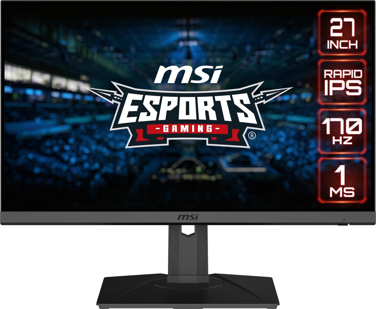 MSI 27" 170 Hz Rapid IPS WQHD Gaming Monitor G-Sync Compatible 2560 x 1440 (2K) G272QPF