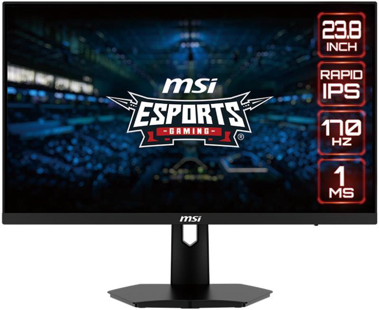 Main image of MSI 24.0 170 Hz Rapid IPS FHD Gaming Monitor FreeSync Premium (AMD Adaptive Sync) 94.4% Adobe RGB / 92.05% DCI-P3 / 122.88% sRGB G244F