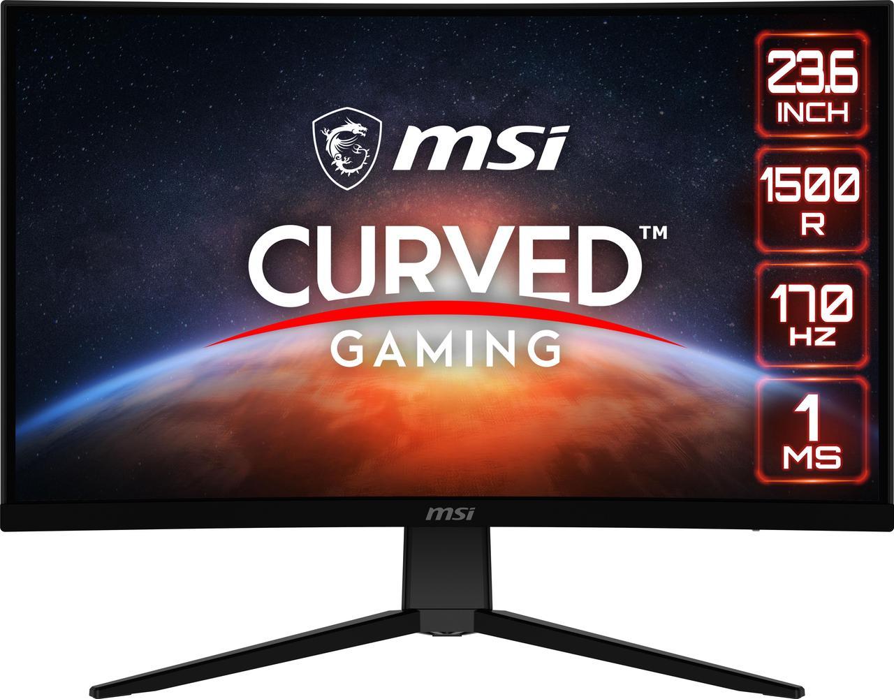 MSI 24" 180 Hz VA FHD Gaming Monitor 1920 x 1080 85% Adobe RGB / 81% DCI-P3 / 108% sRGB G2422C