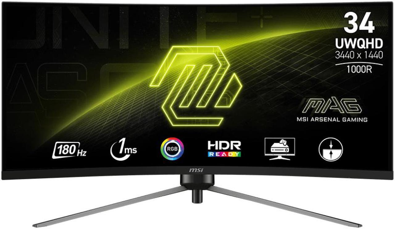 MSI 34" 180 Hz VA UWQHD Gaming Monitor 3440x1440 (UWQHD) MAG345CQR