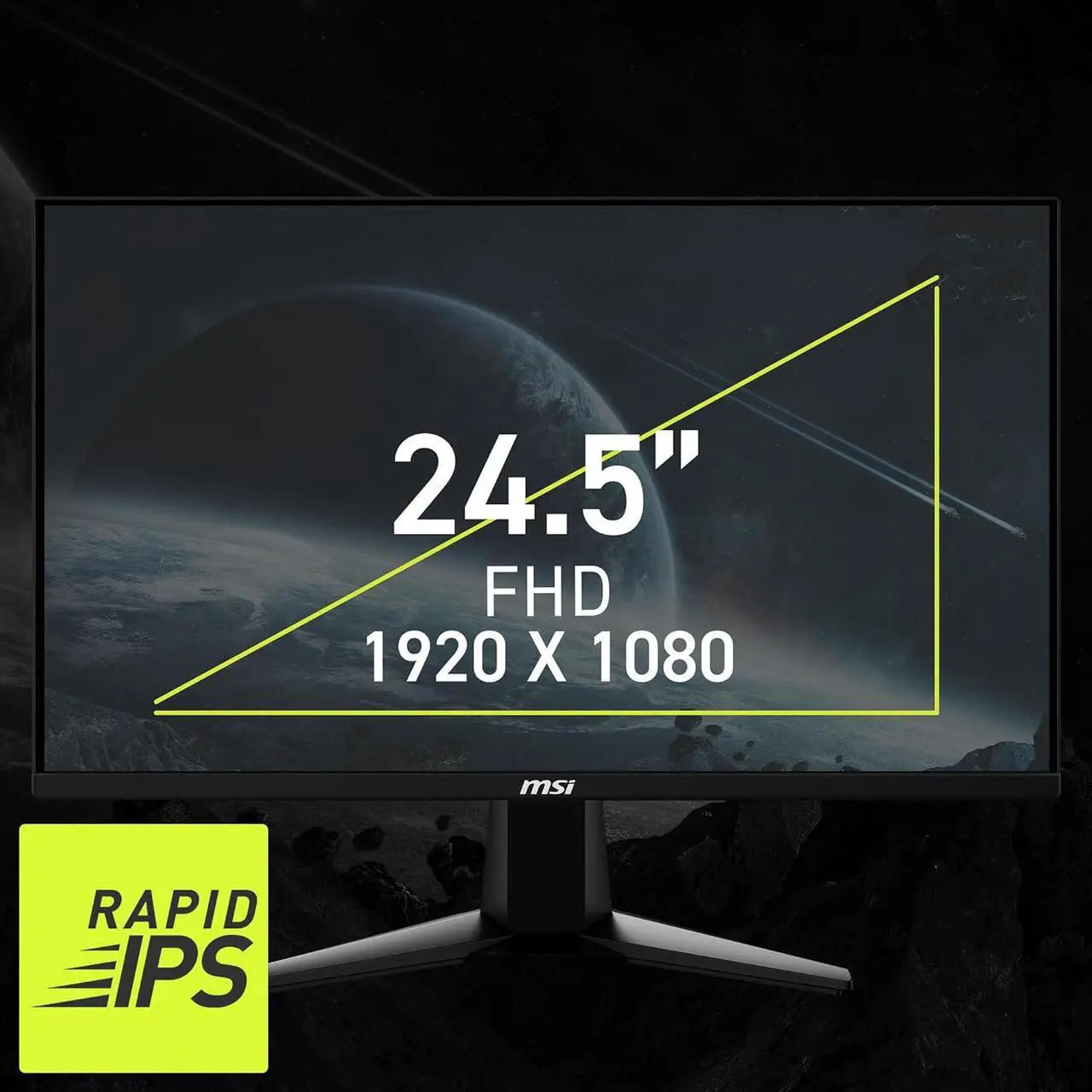 Alt view image 16 of 20 - MSI 25" 180 Hz Rapid IPS FHD Gaming Monitor FreeSync (AMD Adaptive Sync) 1920 x 1080 MAG256F