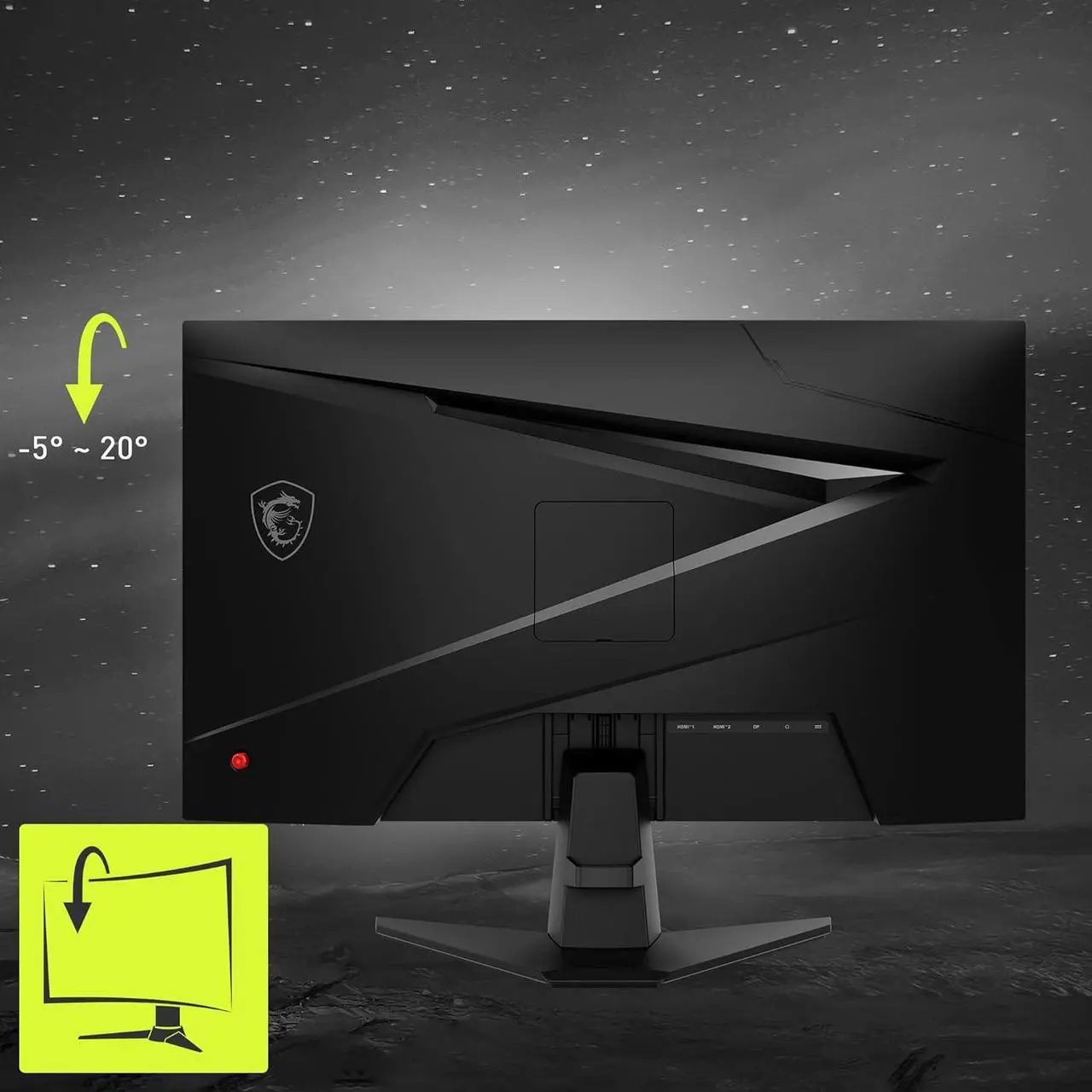 Alt view image 19 of 20 - MSI 25" 180 Hz Rapid IPS FHD Gaming Monitor FreeSync (AMD Adaptive Sync) 1920 x 1080 MAG256F