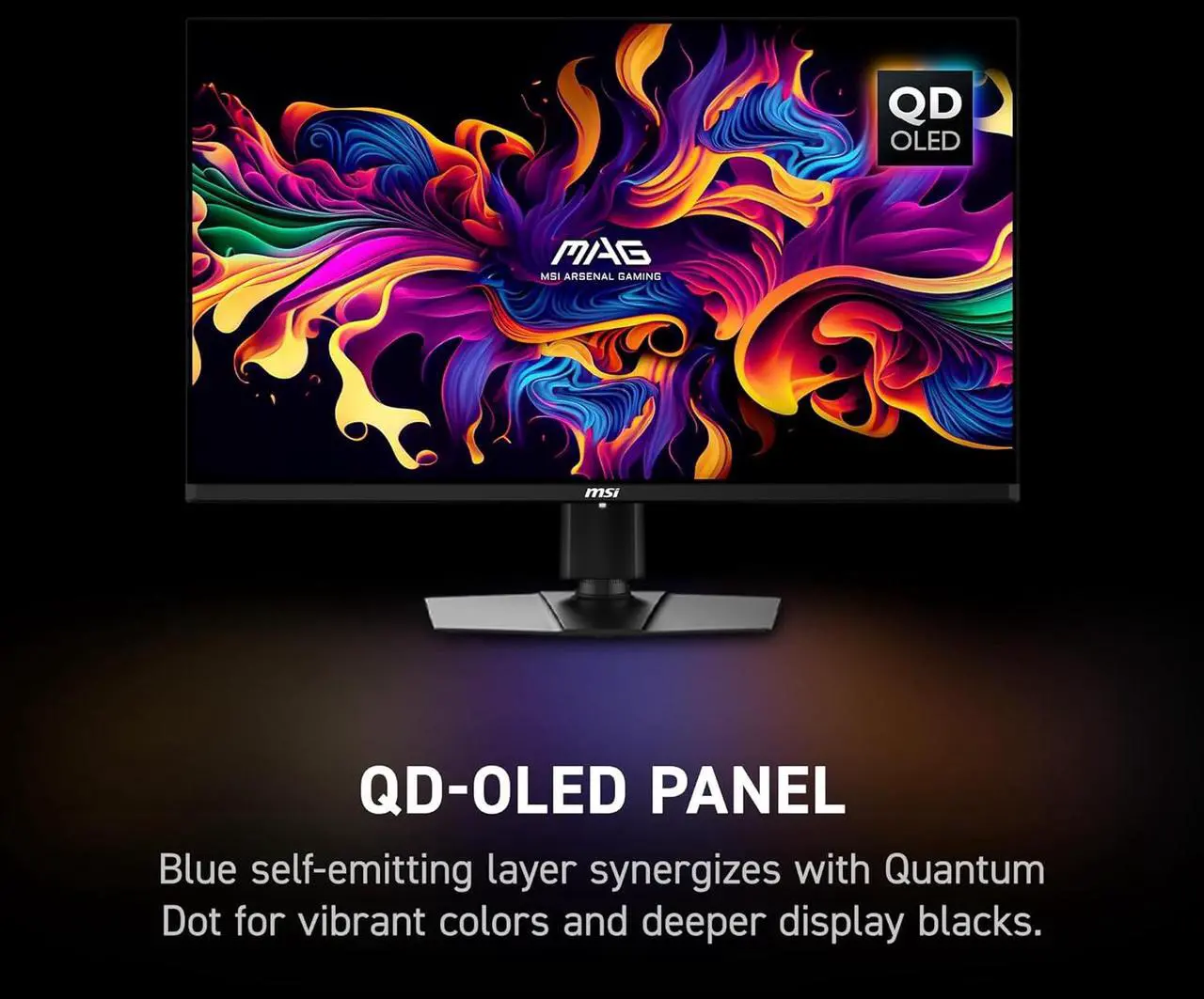 Alt view image 7 of 19 - MSI 32" 165 Hz OLED UHD Gaming Monitor MAG 321UP QD-OLED