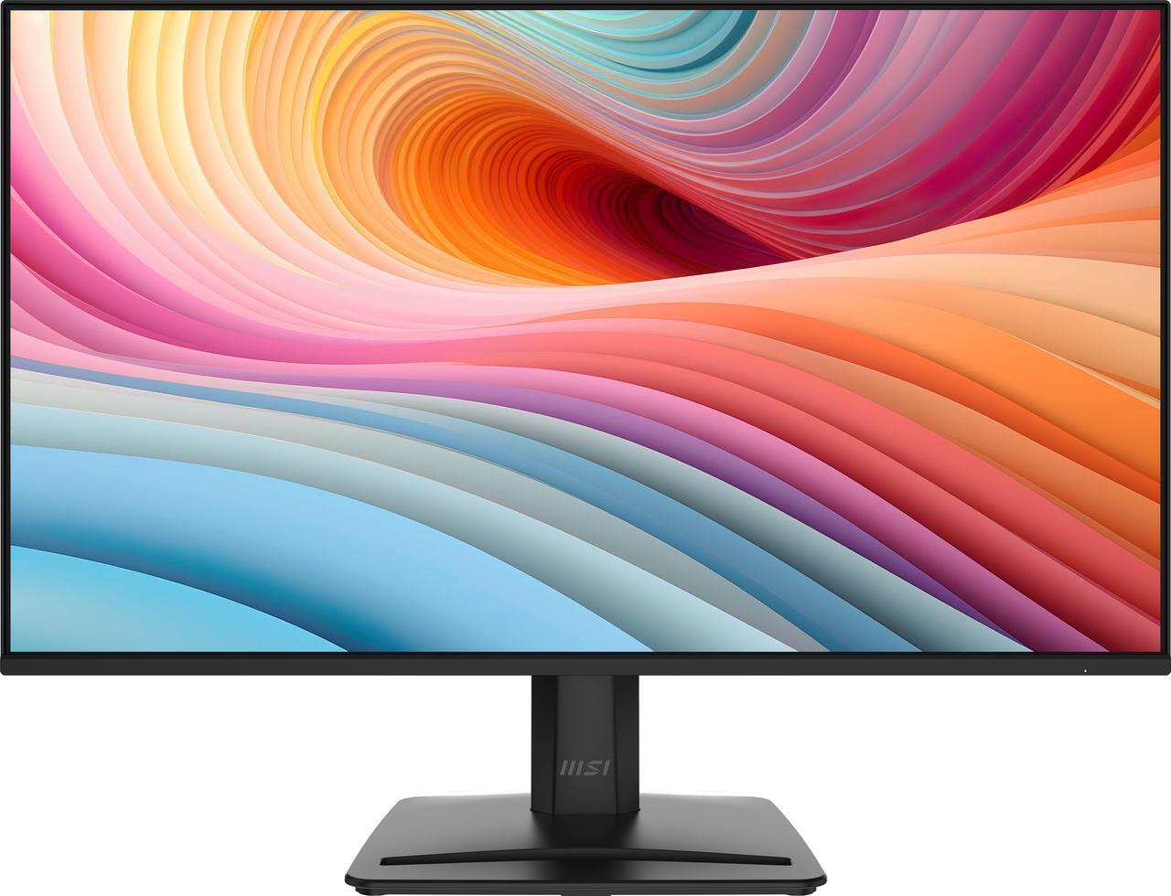 Alt view image 11 of 16 - MSI PRO MP251 E2 24.5-inch IPS 1920 x 1080 (FHD) Gaming Office Monitor, 120Hz, Adaptive-Synch, HDR Ready, HDMI, VGA Port, Display Port, VESA Mountable, Tilt, Speaker, 1ms, Black