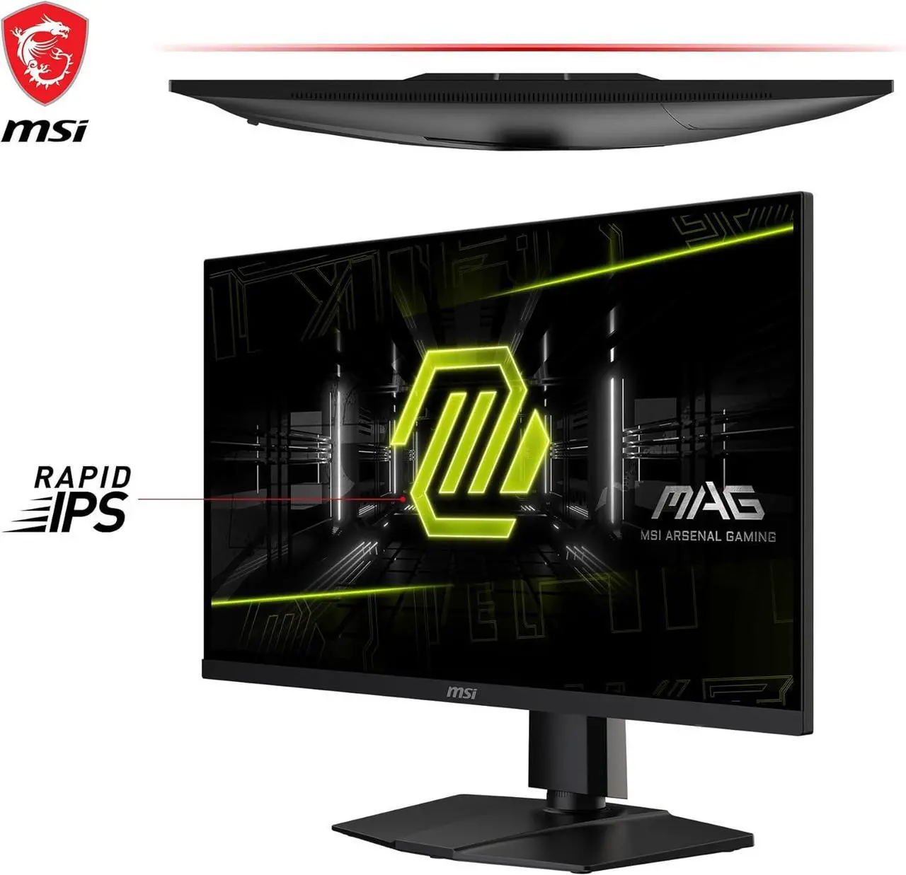Alt view image 20 of 20 - MSI 27" 160 Hz Rapid IPS UHD Gaming Monitor FreeSync (AMD Adaptive Sync) MAG 274UPF E2