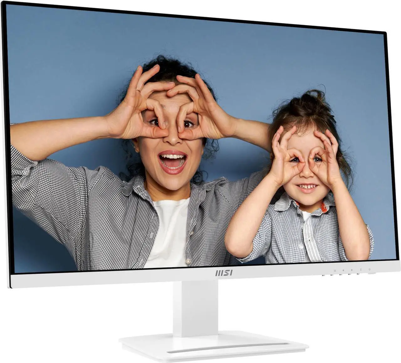 Alt view image 3 of 8 - MSI PRO MP273QW E2 27-inch IPS 2560 x 1440 (QHD) Computer Monitor, 100Hz, Adaptive-Synch, HDMI, DP Port, VESA Mountable, Tilt, Speaker, 1ms, White