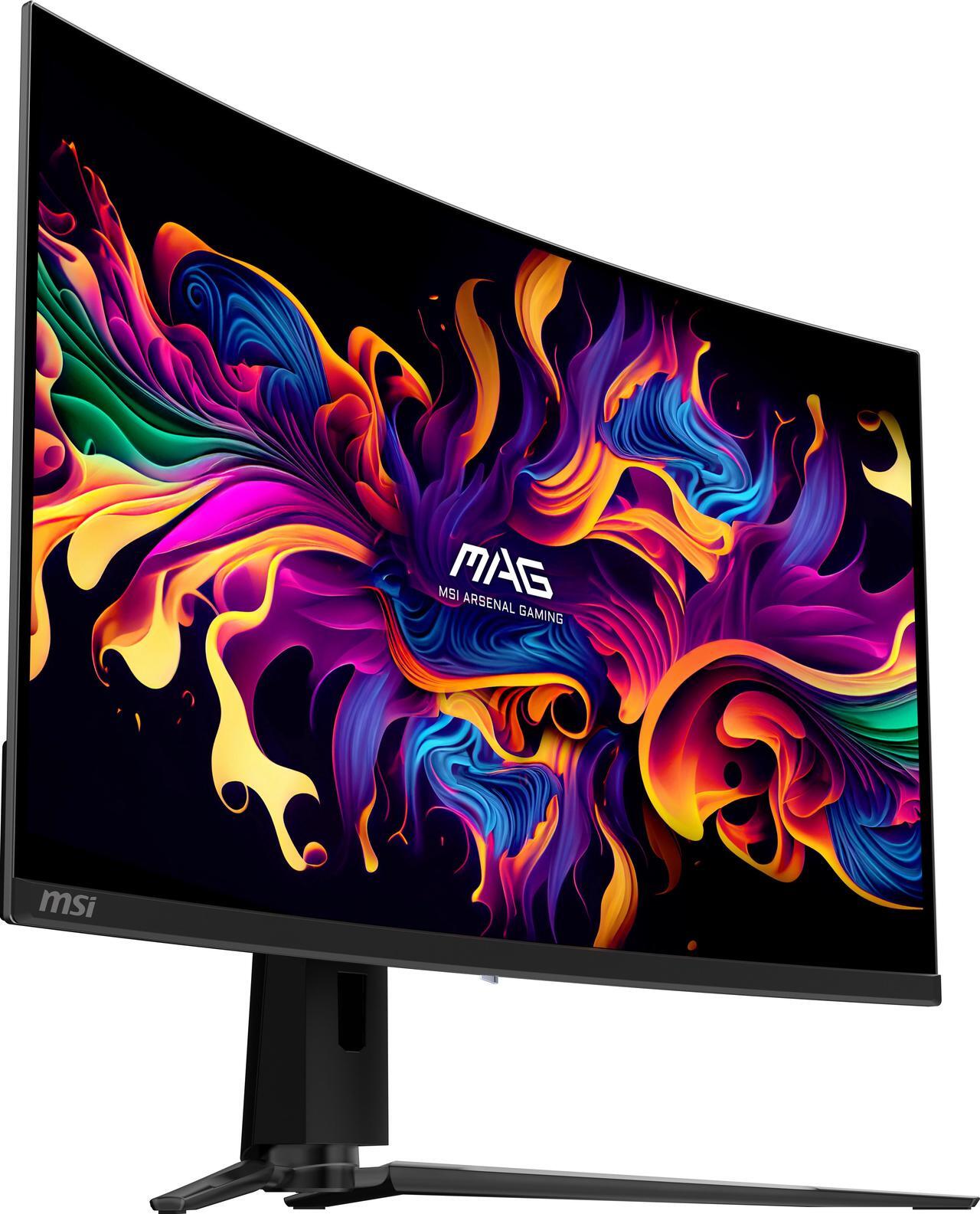 Alt view image 2 of 7 - MSI 32" 165 Hz OLED UHD Gaming Monitor Adaptive Sync MAG 321CUP QD-OLED