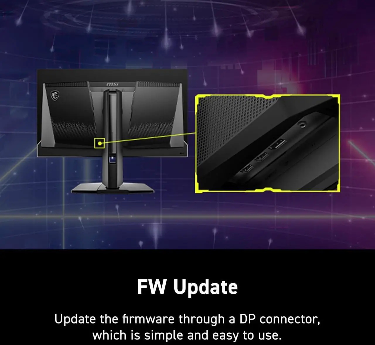 Alt view image 8 of 15 - MSI 27" (26.5" Viewable) 240 Hz OLED WQHD Gaming Monitor Adaptive Sync MAG 271QP QD-OLED X24