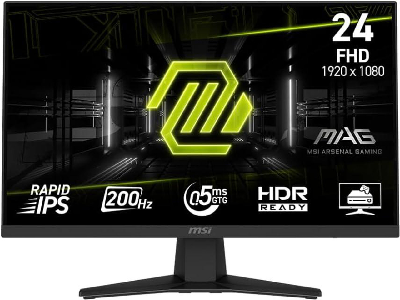 Open Box: MSI 24" (23.8" viewable) Full HD 200Hz IPS with AMD FreeSync Premium 0.5ms HDR Ready Low Blue Light Ai Vision Gaming Computer Monitor MAG244F - Newegg.com - Open Box condition - Image 15