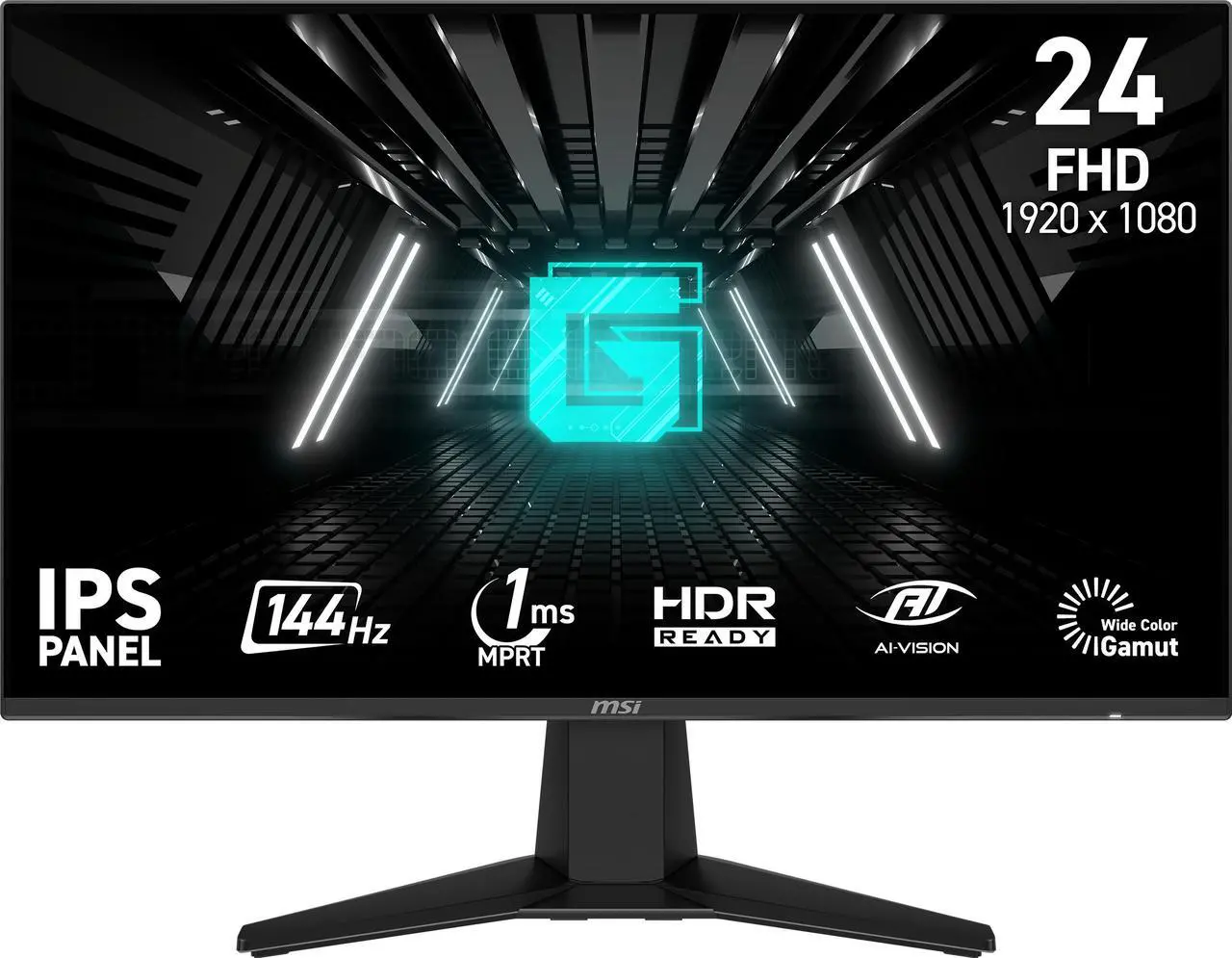 Alt view image 2 of 18 - MSI 24" (23.8" Viewable) 144 Hz IPS FHD Gaming Monitor AMD Adaptive Sync G242L E14