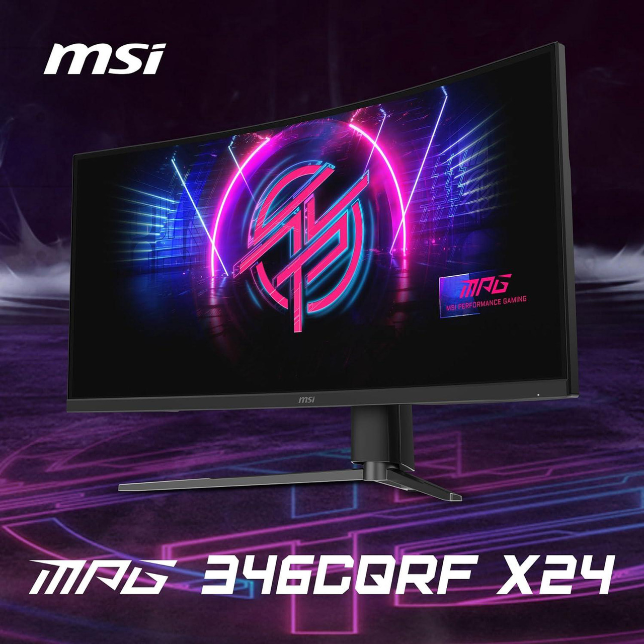 Open Box: MSI 34 inch UltraWide QHD 2K 1440P 240Hz Adaptive Sync 0.5ms HDR400 RGB USB-C 1500R Curved Gaming Computer Monitor with Height Adjustable, Swivel & Tilt stand MPG 346CQRF X24 - Newegg.com - Open Box condition - Image 15