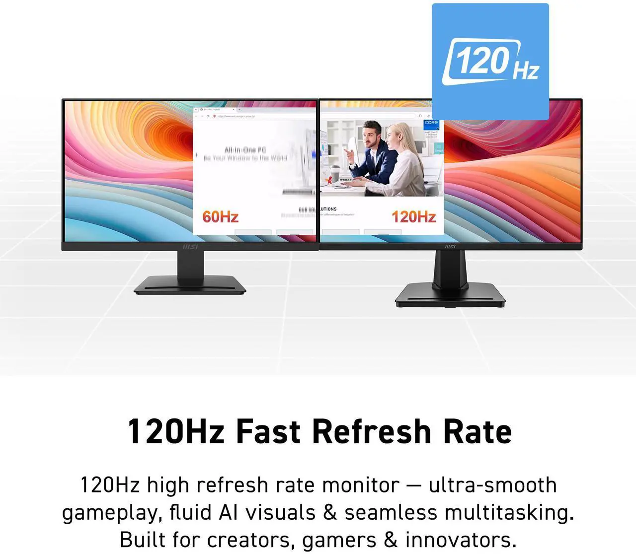 Open Box: MSI 22 inch (21.45" viewable) Full HD 120Hz Adaptive Sync Anti Glare 1ms Computer Monitor with VGA D-Sub port for both work and causal gaming PRO MP225 E12VL - Newegg.com - Open Box condition - Image 15