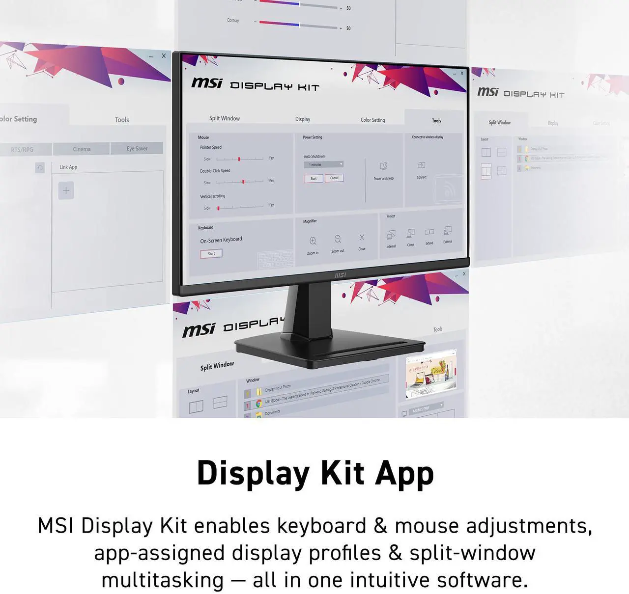 Open Box: MSI 22 inch (21.45" viewable) Full HD 120Hz Adaptive Sync Anti Glare 1ms Computer Monitor with VGA D-Sub port for both work and causal gaming PRO MP225 E12VL - Newegg.com - Open Box condition - Image 16