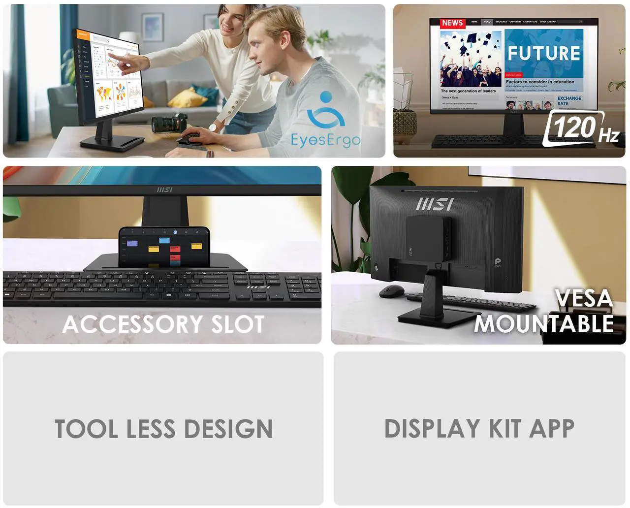 Open Box: MSI 22 inch (21.45" viewable) Full HD 120Hz Adaptive Sync Anti Glare 1ms Computer Monitor with VGA D-Sub port for both work and causal gaming PRO MP225 E12VL - Newegg.com - Open Box condition - Image 13