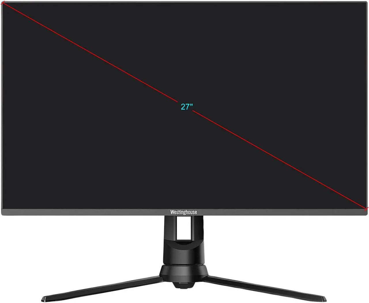 Alt view image 2 of 6 - Westinghouse WM27PX9019 27" Full HD 1920 x 1080 144Hz HDMI VGA DisplayPort AMD FreeSync Technology Flicker-Free Edgeless Design Eye Care Technology Widescreen Backlit LED Gaming Monitor