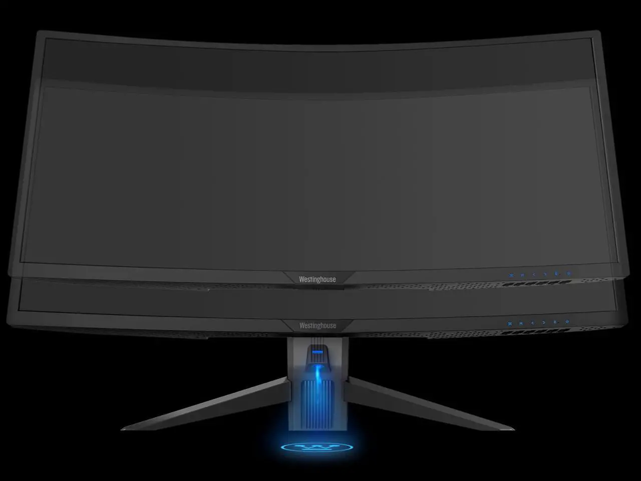 Alt view image 7 of 8 - Westinghouse WC34DX9019 34" UWQHD 3440 x 1440 2K Resolution 100Hz 2xHDMI DisplayPort USB 3.0 Hub AMD FreeSync Technology Flicker-Free Ultra Widescreen Curved Backlit LED Gaming Monitor