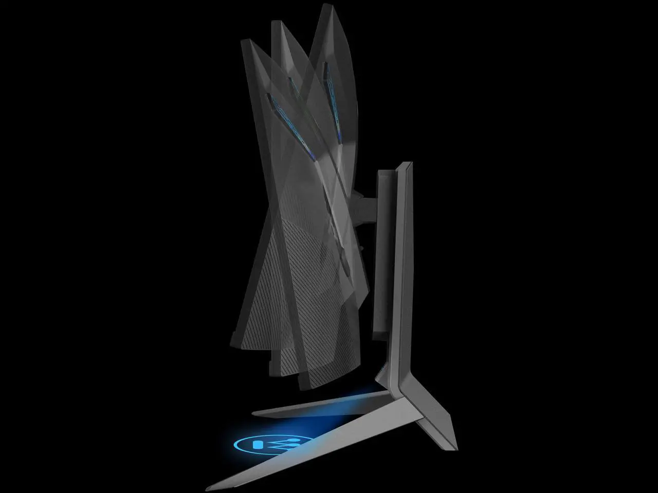 Alt view image 6 of 8 - Westinghouse WC34DX9019 34" UWQHD 3440 x 1440 2K Resolution 100Hz 2xHDMI DisplayPort USB 3.0 Hub AMD FreeSync Technology Flicker-Free Ultra Widescreen Curved Backlit LED Gaming Monitor