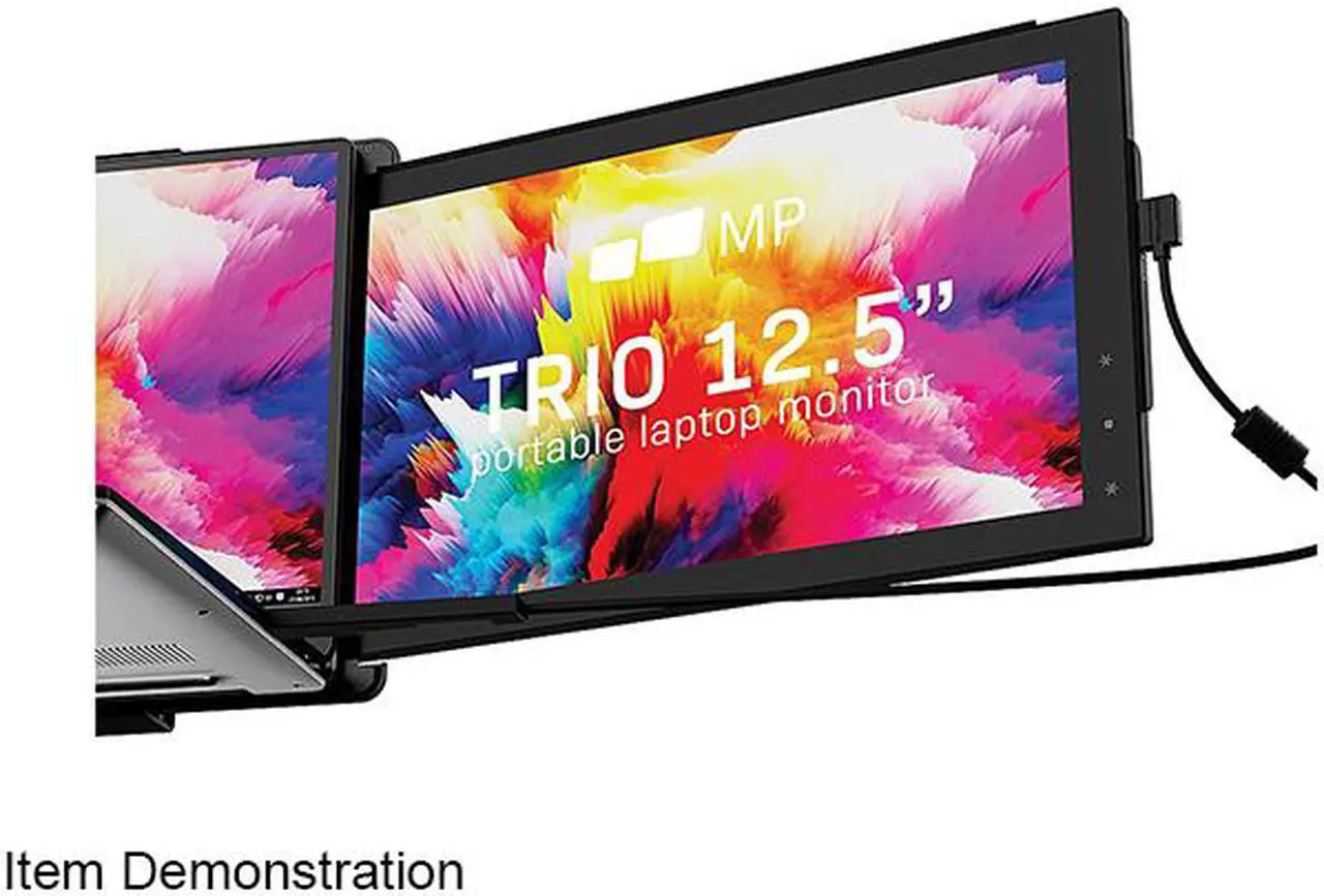 Alt view image 2 of 8 - Mobile Pixels TRIO 101-1003P01 12.5" Full HD 1920 x 1080 60 Hz USB Type-C, USB Type-A Triple Laptop Monitors