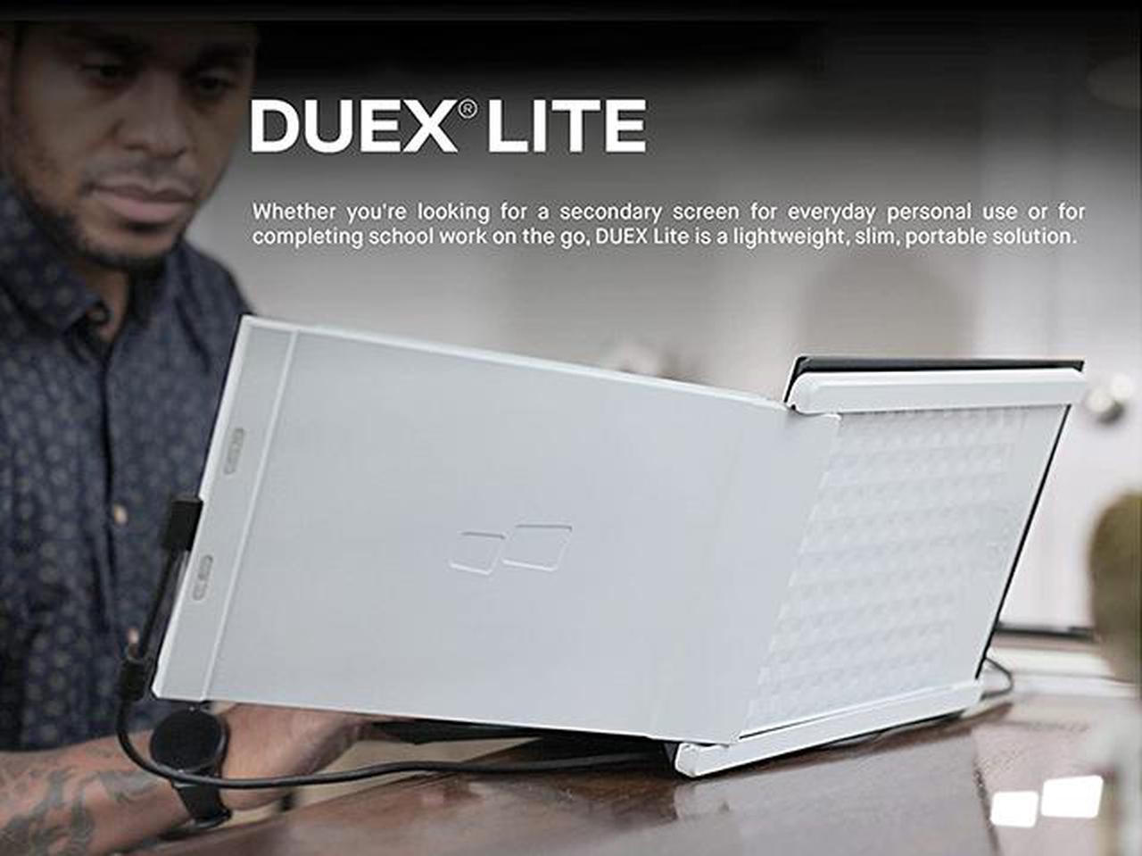 Alt view image 6 of 7 - Mobile Pixels DUEX Lite Jadeite Green 12.5" Portable Double Monitor 300 nits (adjustable)