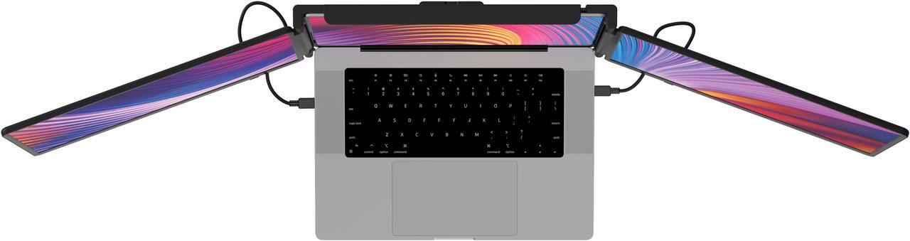 Alt view image 4 of 9 - Monduo 16 Inch Pro Duo Monitor, 16" TriScreen for 16"-18" Laptops