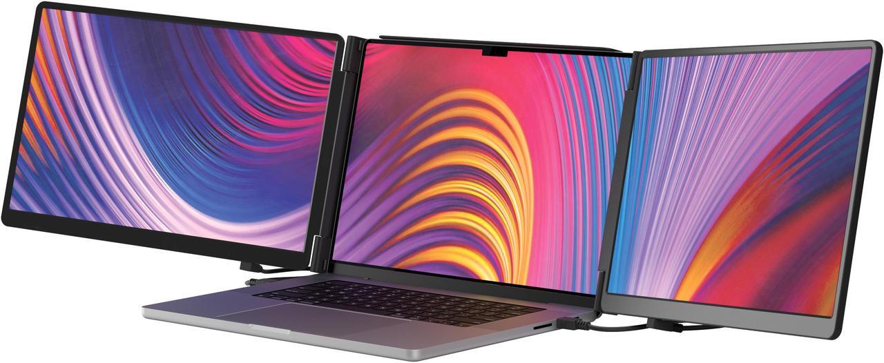 Alt view image 5 of 9 - Monduo 16 Inch Pro Duo Monitor, 16" TriScreen for 16"-18" Laptops