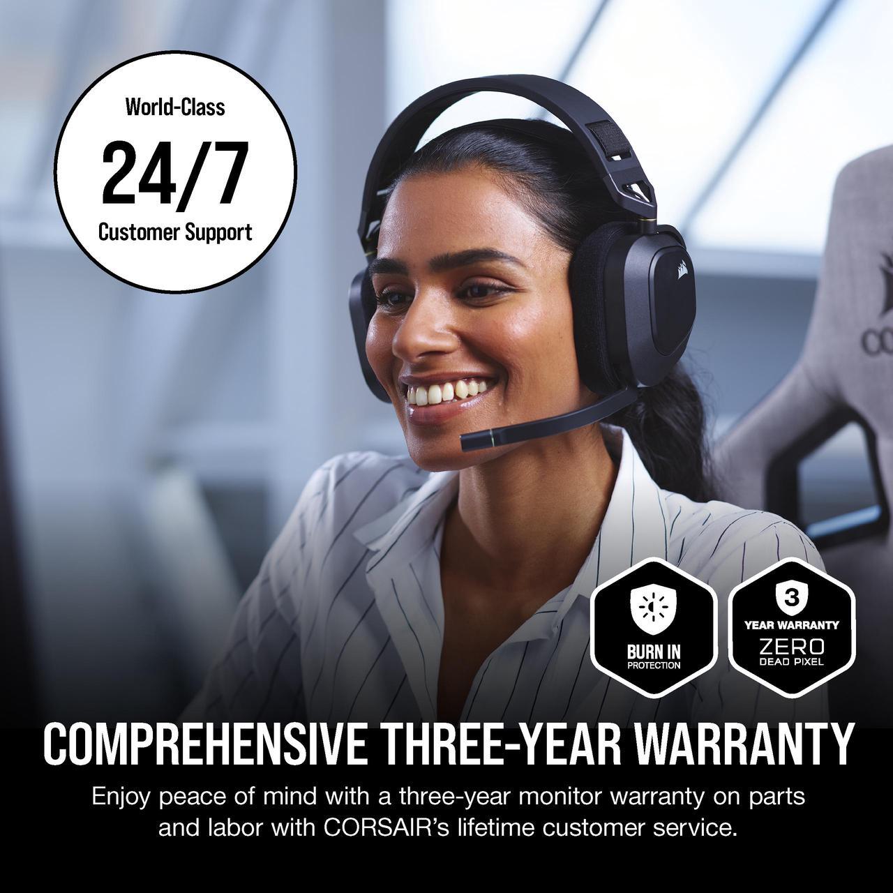 Alt view image 10 of 20 - CORSAIR XENEON FLEX 45WQHD240 45-Inch OLED (3440 x1440) 240Hz  Bendable Gaming Display - G-SYNC Compatible - FreeSync™ Premium