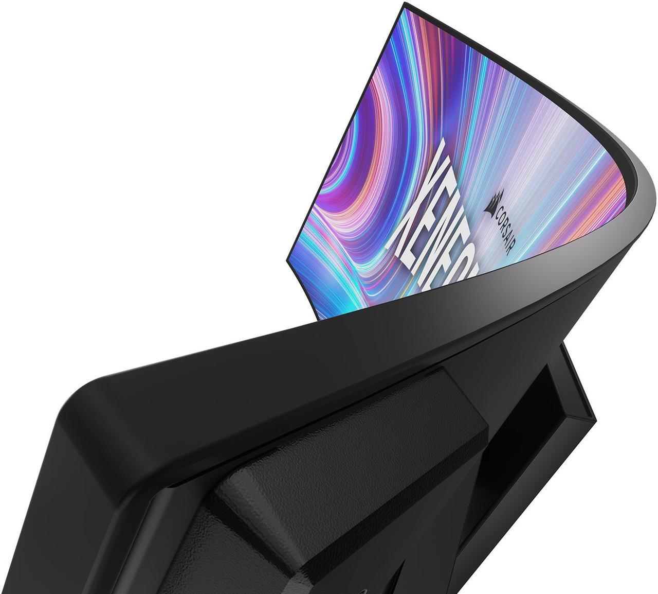 Alt view image 13 of 20 - CORSAIR XENEON FLEX 45WQHD240 45-Inch OLED (3440 x1440) 240Hz  Bendable Gaming Display - G-SYNC Compatible - FreeSync™ Premium