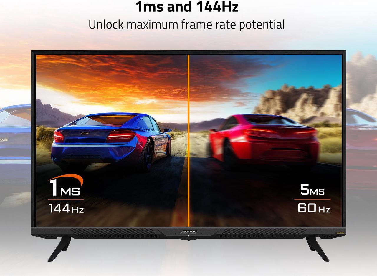 Alt view image 3 of 6 - GIGABYTE - AORUS FV43U - 43" VA Gaming Monitor - UHD 3840x2160 - 144Hz - 1ms MPRT - AMD FreeSync Premium Pro - Type C KVM - HDMI, DP, Type C - Black