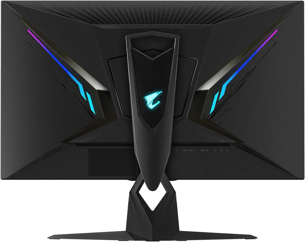 Alt view image 7 of 7 - AORUS FI32U 32" (31.5" Viewable) 4K SS IPS Exclusive Built-in ANC, 3840x2160 144Hz 1ms GTG, DP 1.4, HDMI 2.1, 2x USB 3.0, KVM w/ USB Type-C, AMD FreeSync Premium Pro Height Adjust Gaming Monitor