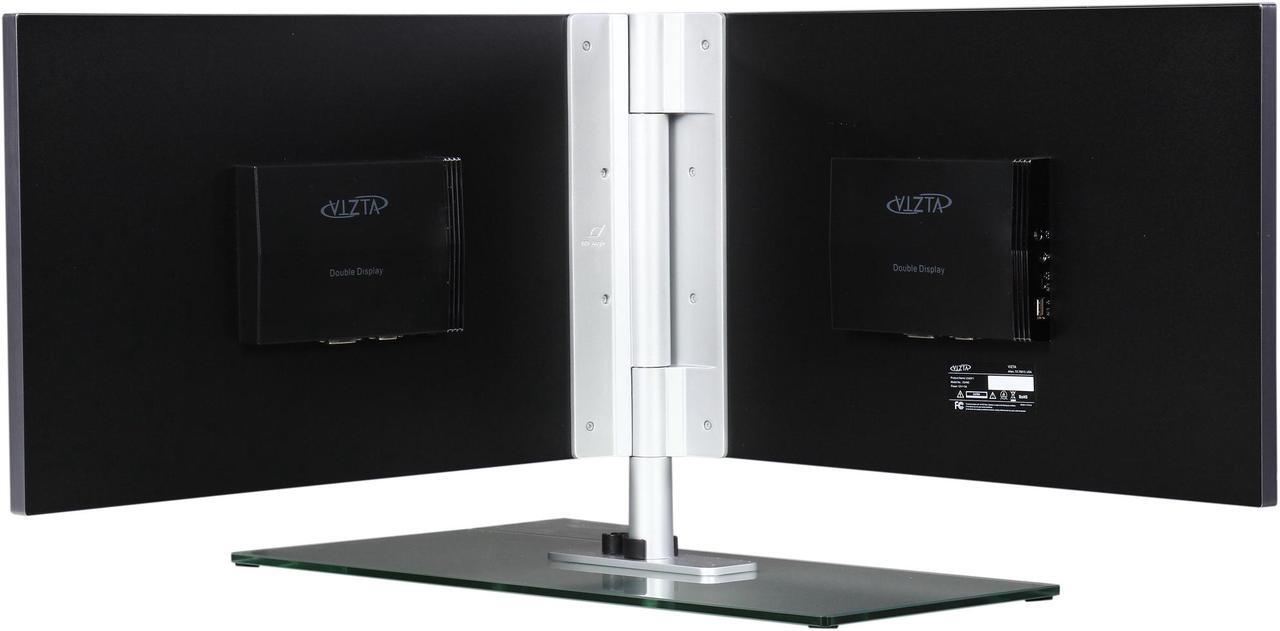 Alt view image 7 of 10 - Vizta 23.8" LCD Monitor Dual Screen 10 ms D-Sub, DVI, HDMI, DisplayPort V24DP1