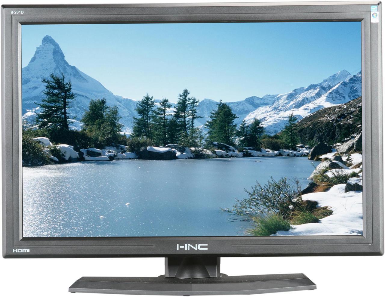 Alt view image 2 of 9 - i-inc iF-281DPB Black 27.5" 3ms HDMI Widescreen LCD Monitor 500 cd/m2 2400:1 Built-in Speakers
