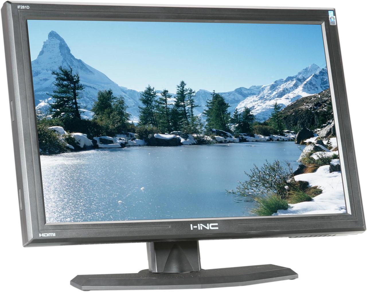 Alt view image 3 of 9 - i-inc iF-281DPB Black 27.5" 3ms HDMI Widescreen LCD Monitor 500 cd/m2 2400:1 Built-in Speakers