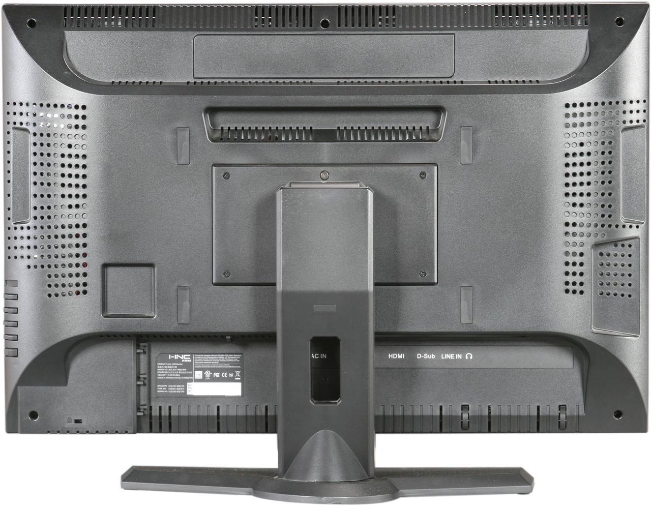 Alt view image 5 of 9 - i-inc iF-281DPB Black 27.5" 3ms HDMI Widescreen LCD Monitor 500 cd/m2 2400:1 Built-in Speakers
