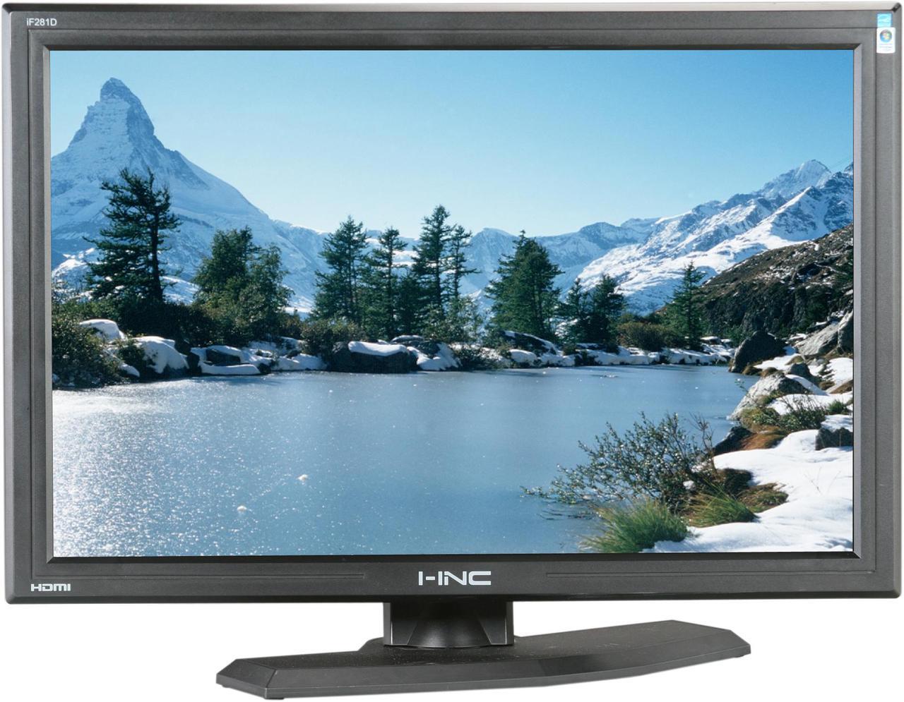 Alt view image 7 of 9 - i-inc iF-281DPB Black 27.5" 3ms HDMI Widescreen LCD Monitor 500 cd/m2 2400:1 Built-in Speakers