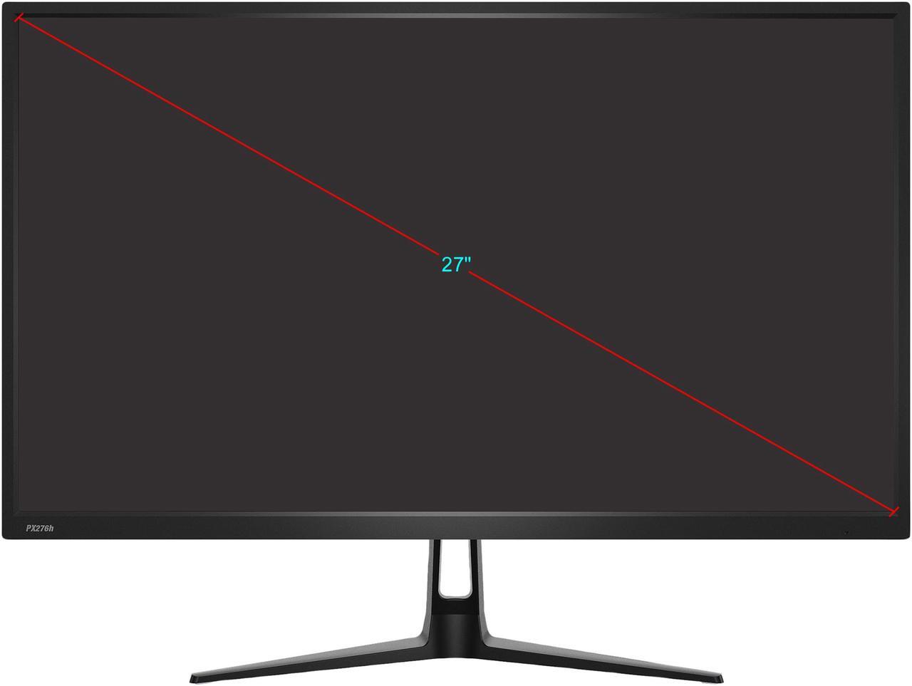 Alt view image 2 of 8 - Pixio PX276h 27" 2560 x 1440 144Hz Wide Screen Professional Display 1ms HDR AMD Radeon FreeSync Certified Gaming Monitor Compatible with Xbox and PS4