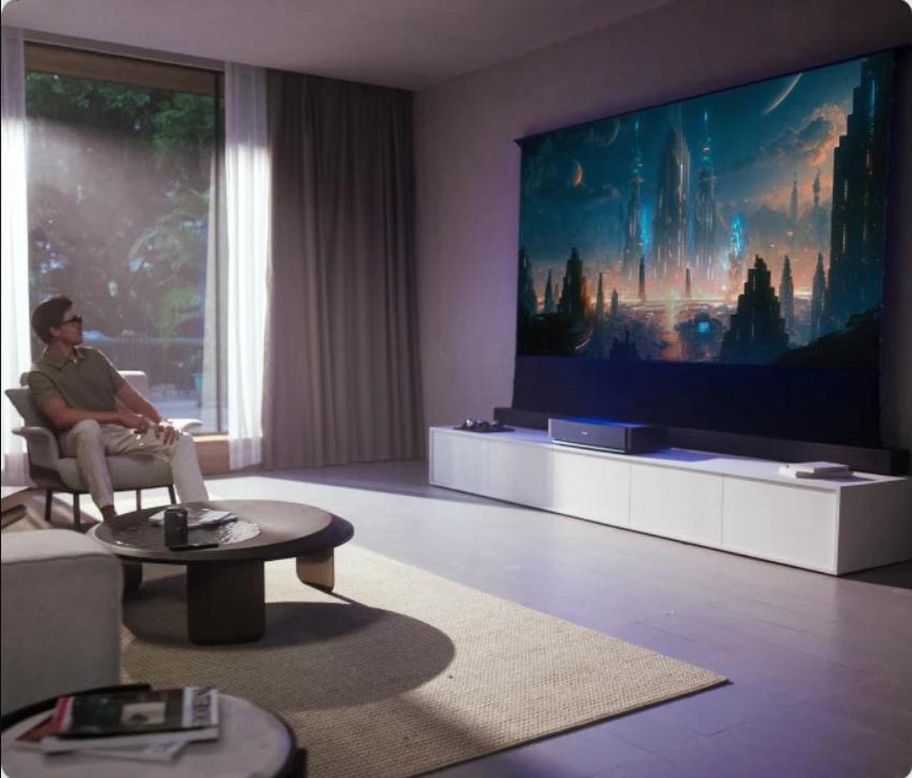 Alt view image 4 of 7 - ULTIMEA UST Thor T60 4K UHD Dolby Vision Triple Laser TV Projector  (U1441)