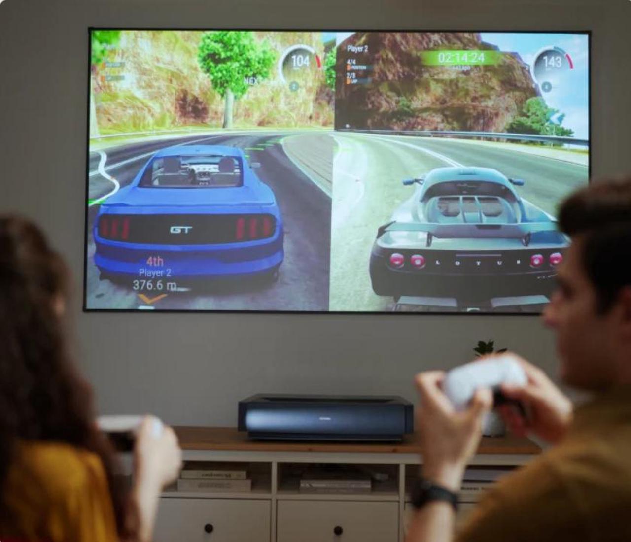 Alt view image 6 of 7 - ULTIMEA UST Thor T60 4K UHD Dolby Vision Triple Laser TV Projector  (U1441)