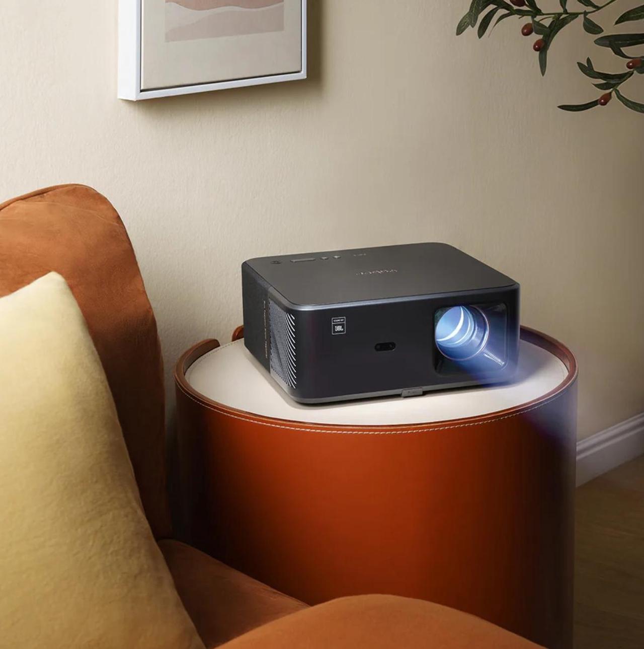 Alt view image 2 of 9 - Yaber K2S Premier Home Theater Projector with Built-in TV Dongle and Dolby Audio & JBL Stereo Speakers