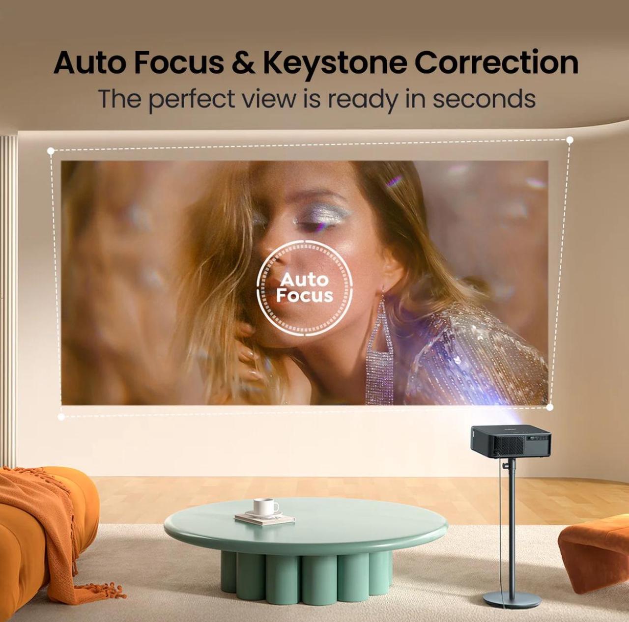 Alt view image 8 of 9 - Yaber K2S Premier Home Theater Projector with Built-in TV Dongle and Dolby Audio & JBL Stereo Speakers