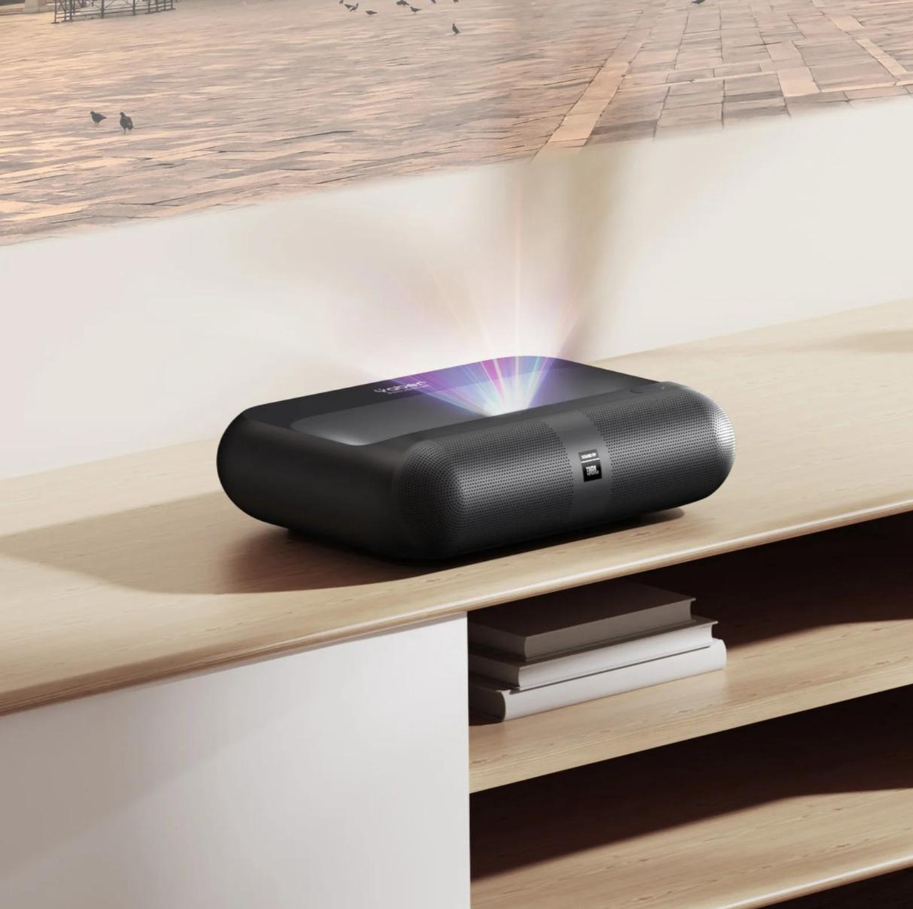 Open Box: Yaber K300s Triple RGB Laser Projector with Dual 15W JBL Speakers & Dolby Audio, 100" Display from just 9" away with UST Tech - Newegg.com - Open Box condition - Image 10