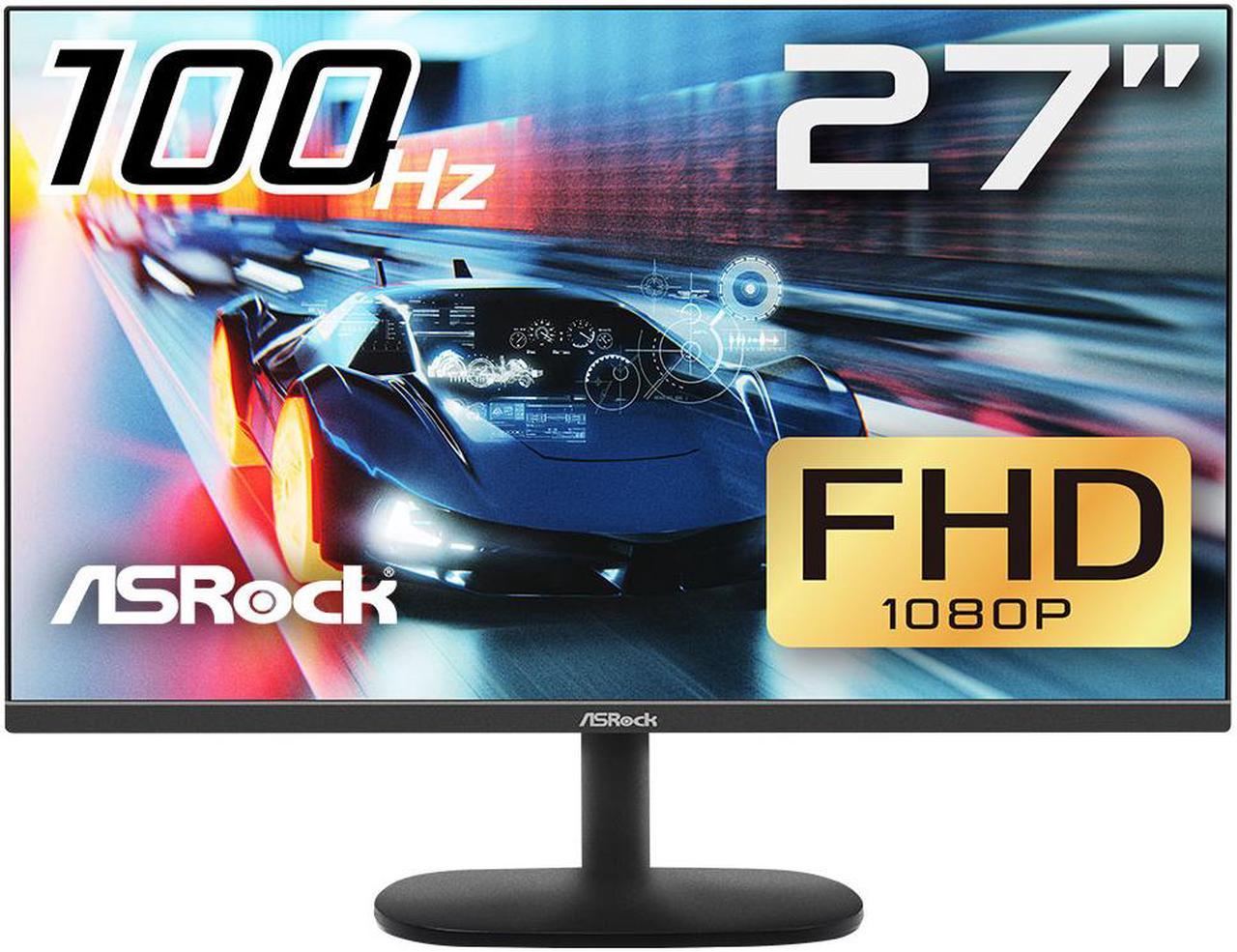 ASRock 27" 100Hz (Max.) IPS Full HD FreeSync (AMD Adaptive Sync) 1920 x 1080 sRGB 99% Challenger CL27FF Monitor