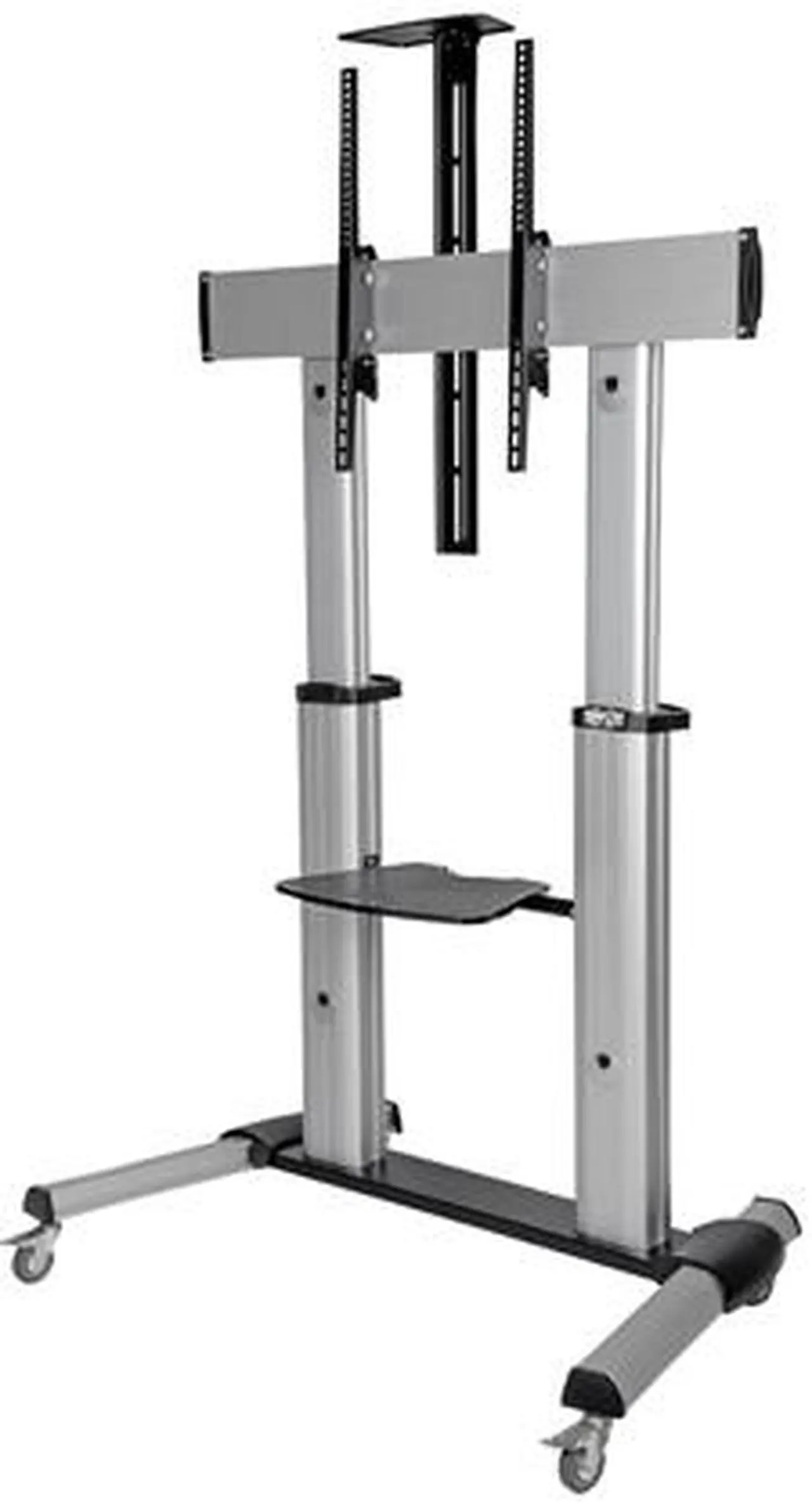 Alt view image 3 of 7 - Tripp Lite Mobile TV Floor Stand Cart Height-Adjustable LCD 60-100" Display (DMCS60100XX)