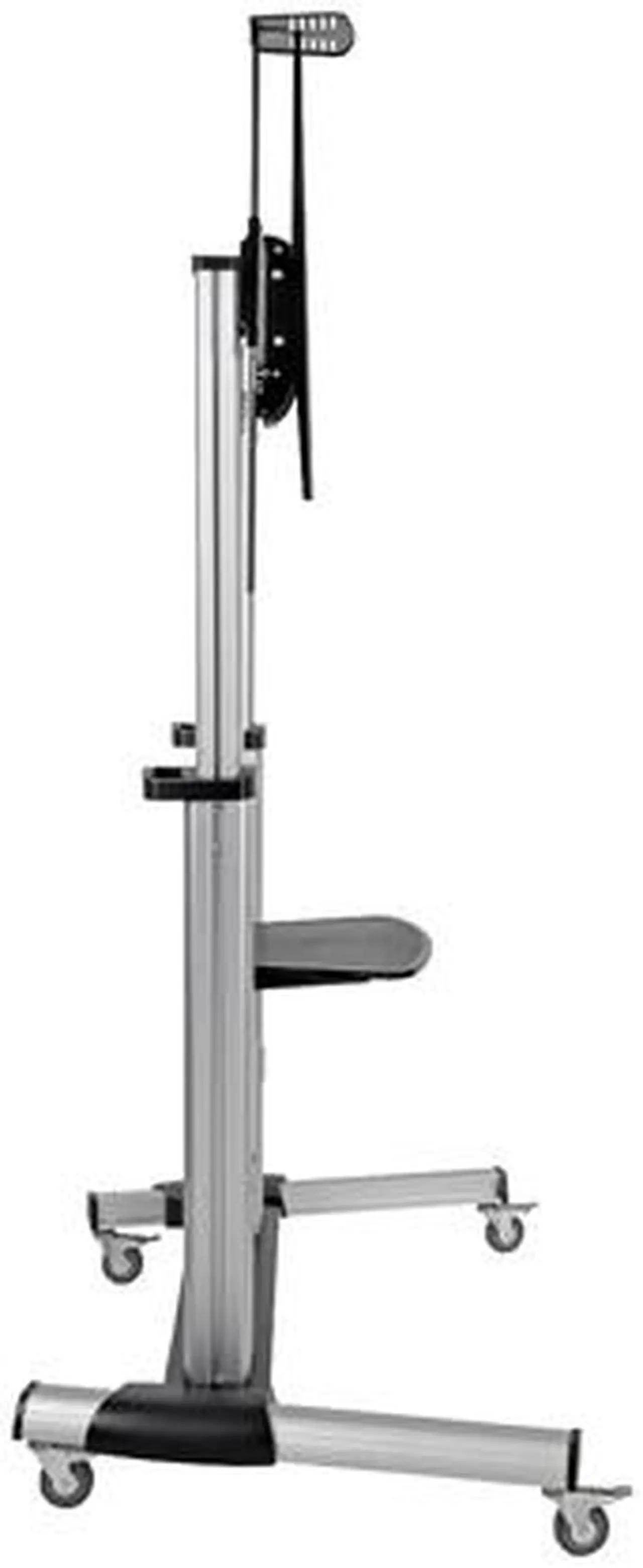 Alt view image 4 of 7 - Tripp Lite Mobile TV Floor Stand Cart Height-Adjustable LCD 60-100" Display (DMCS60100XX)